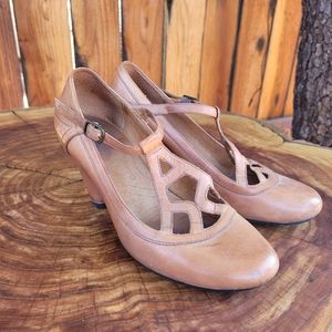 Mary Jane Indigo Heels by Clark's, sz 7.5